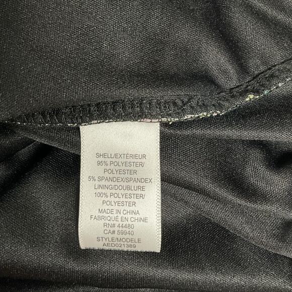 REVOLVE AFRM Sleeveless Mockneck Midi Bodycon Black Floral Size Medium NWT - Picture 10 of 10